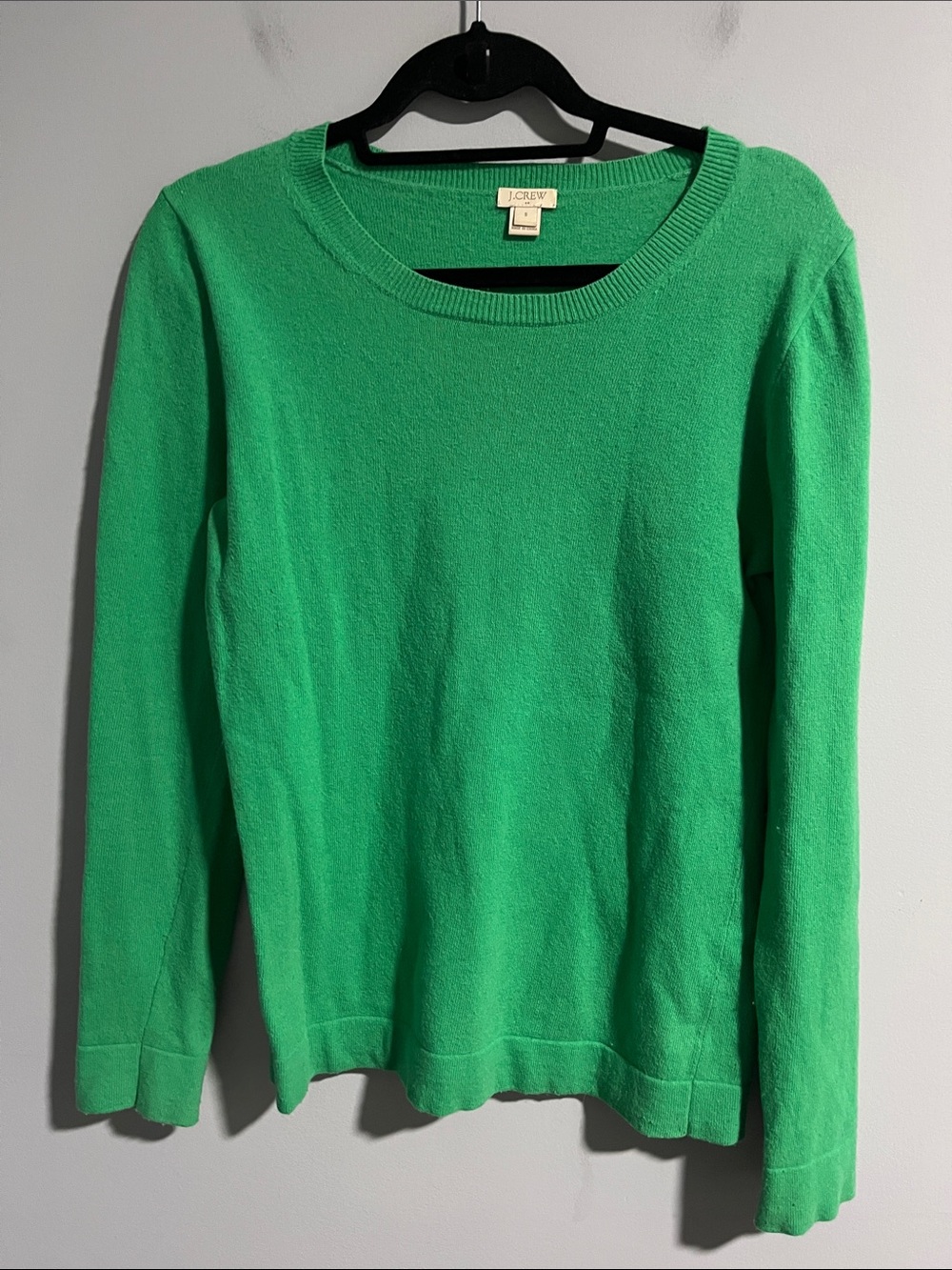 J Crew Factory Green Wool Blend Sweater